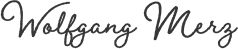 Unterschrift Geschäftsführer Wolfgang Merz