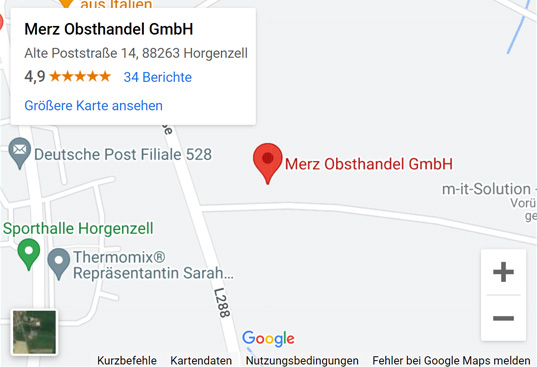 Google Maps so finden Sie uns.